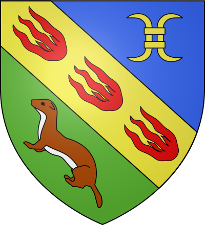 Blason de la commune Sainte-Agathe-en-Donzy