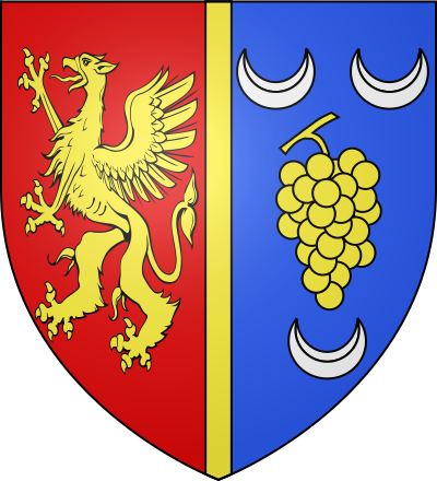Blason de la commune Villemontais