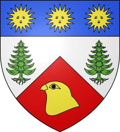Blason de la commune Saint-Julien-Molhesabate