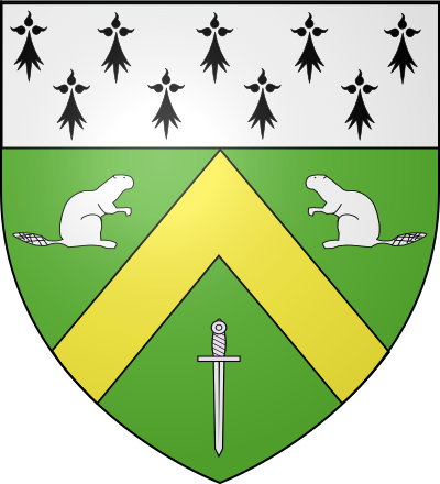 Blason de la commune Bouvron