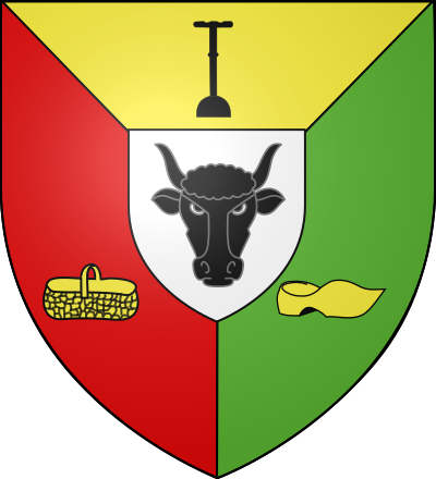 Blason de la commune La Chapelle-des-Marais