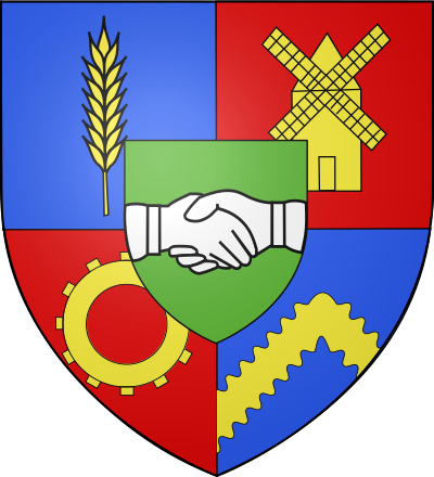 Blason de la commune La Chapelle-Glain