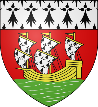 Blason de la commune Nantes
