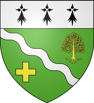 Blason de la commune Noyal-sur-Brutz