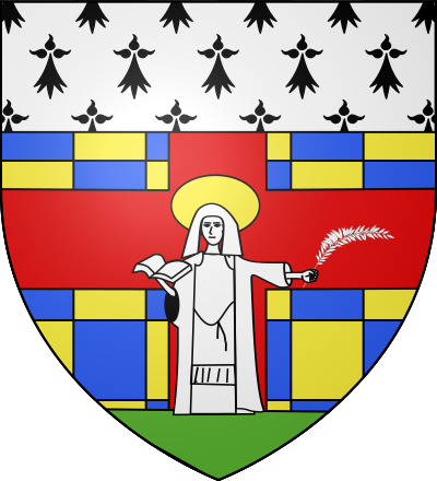 Blason de la commune Sainte-Reine-de-Bretagne