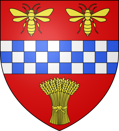 Blason de la commune Aschères-le-Marché