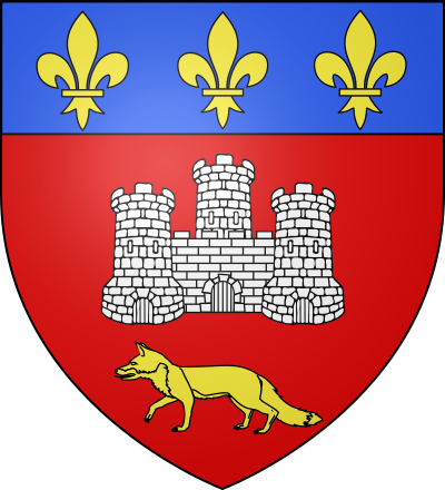 Blason de la commune Château-Renard