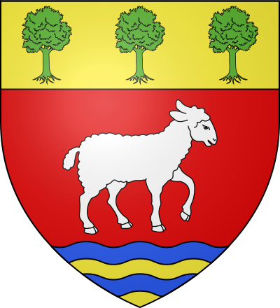 Blason de la commune Dampierre-en-Burly