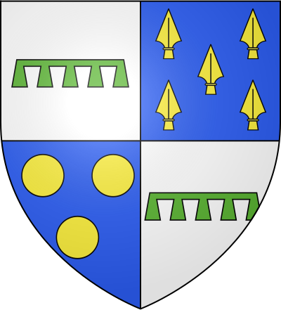 Blason de la commune Escrennes