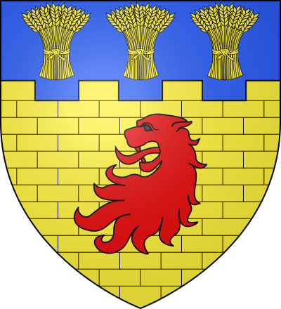 Blason de la commune Lion-en-Beauce
