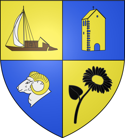 Blason de la commune Ouvrouer-les-Champs