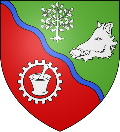 Blason de la commune Saint-Cyr-en-Val