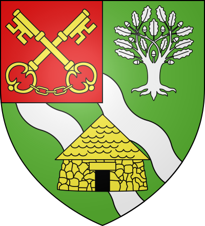 Blason de la commune Esclauzels