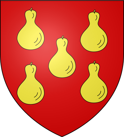 Blason de la commune Gourdon