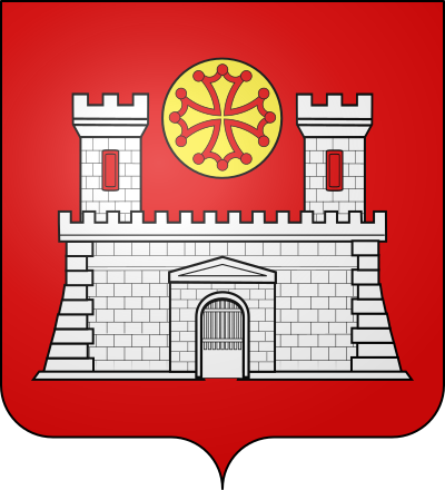 Blason de la commune Lalbenque