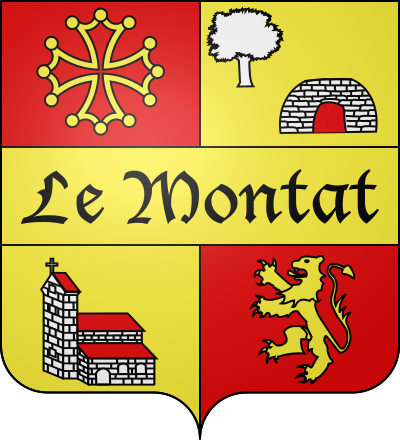 Blason de la commune Le Montat