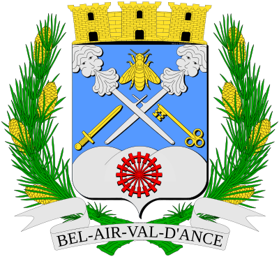 Blason de la commune Bel-Air-Val-d'Ance