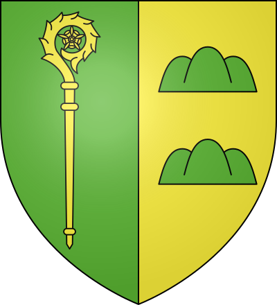 Blason de la commune Cheylard-l'Évêque