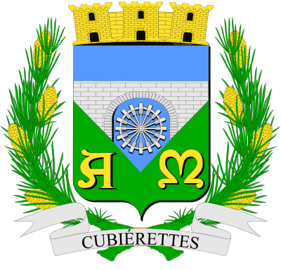 Blason de la commune Cubiérettes