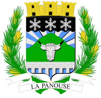 Blason de la commune La Panouse
