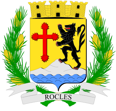 Blason de la commune Rocles