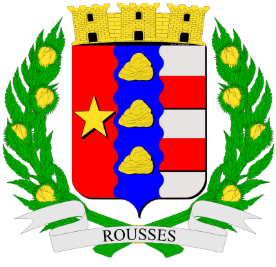 Blason de la commune Rousses