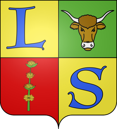 Blason de la commune Les Salces