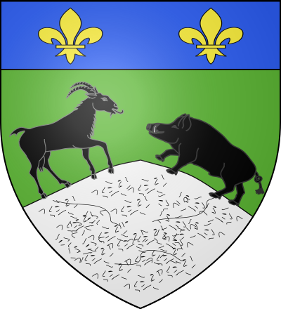 Blason de la commune Bécon-les-Granits