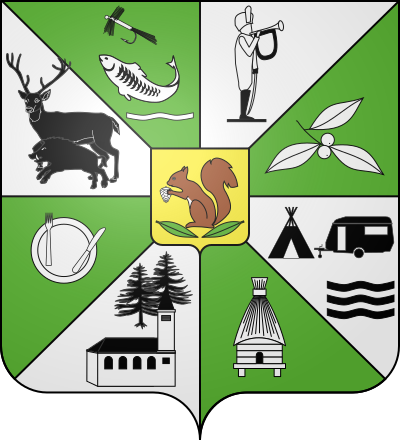 Blason de la commune La Breille-les-Pins