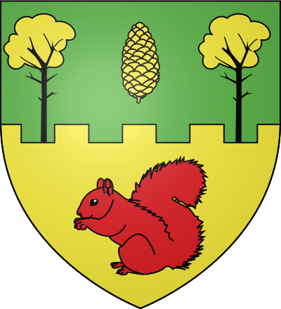 Blason de la commune La Lande-Chasles