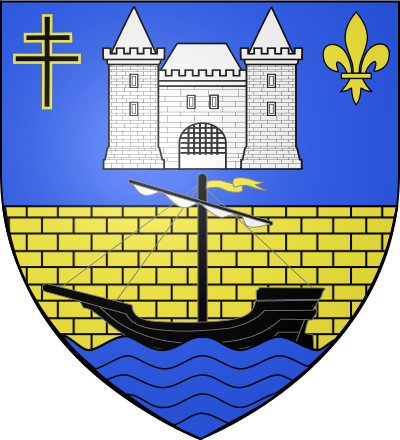 Blason de la commune Villebernier