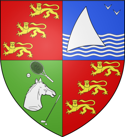 Blason de la commune Agon-Coutainville