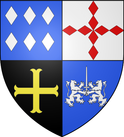 Blason de la commune Crosville-sur-Douve