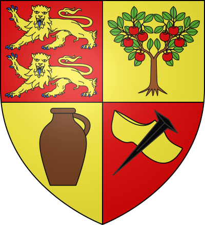 Blason de la commune Ger
