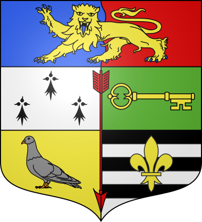 Blason de la commune Le Mesnil-Aubert