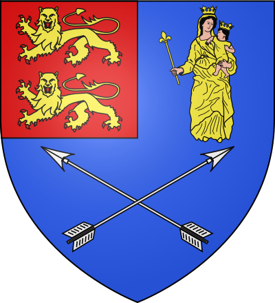Blason de la commune Notre-Dame-de-Cenilly