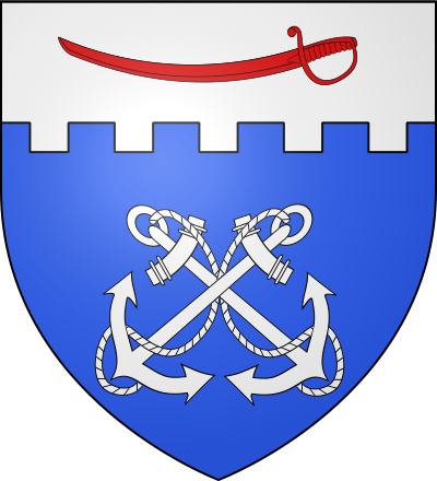 Blason de la commune Saint-Marcouf