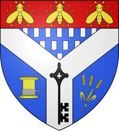 Blason de la commune Bazancourt