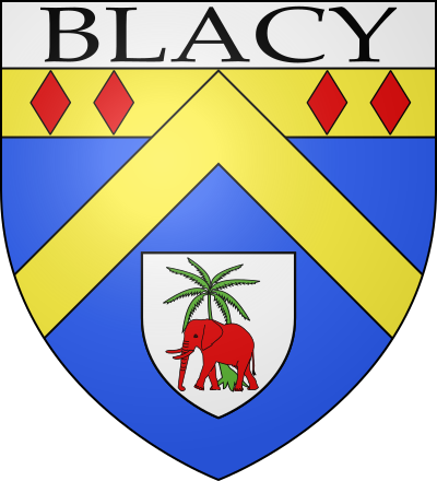 Blason de la commune Blacy