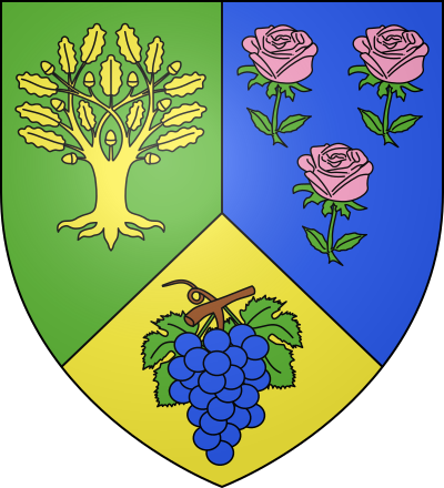 Blason de la commune Chigny-les-Roses