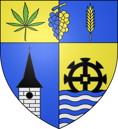 Blason de la commune Cuchery