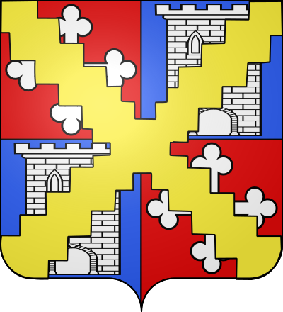 Blason de la commune Écriennes