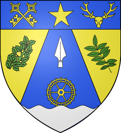 Blason de la commune Faux-Fresnay