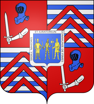 Blason de la commune Fismes