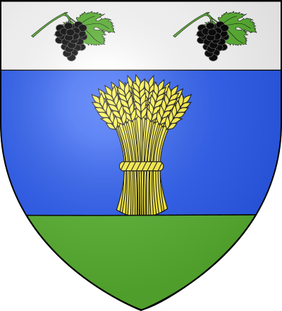 Blason de la commune Hermonville