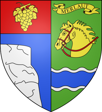 Blason de la commune Merlaut