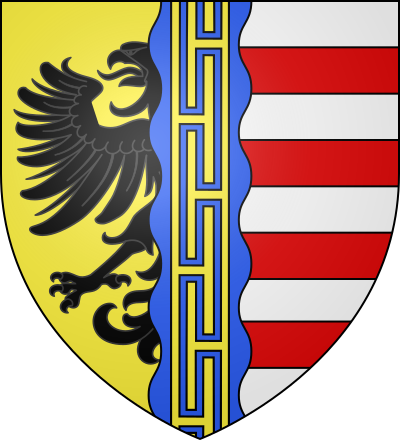 Blason de la commune Les Rivières-Henruel