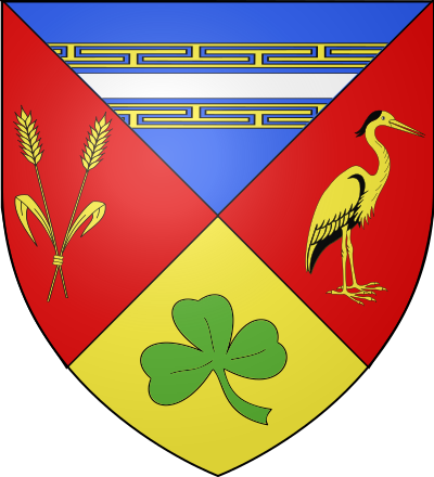 Blason de la commune Saint-Gibrien