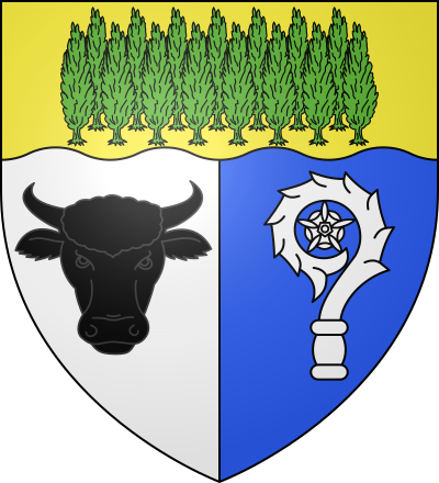 Blason de la commune Saint-Lumier-la-Populeuse