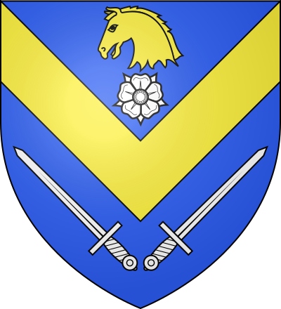 Blason de la commune Vauchamps